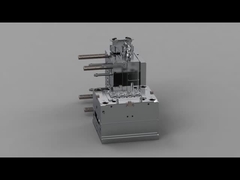 Şeffaf Yerleşik Kelepçe Braketi (1*8) / Sıcak yolluk / Üç plakalı kalıp No.24119